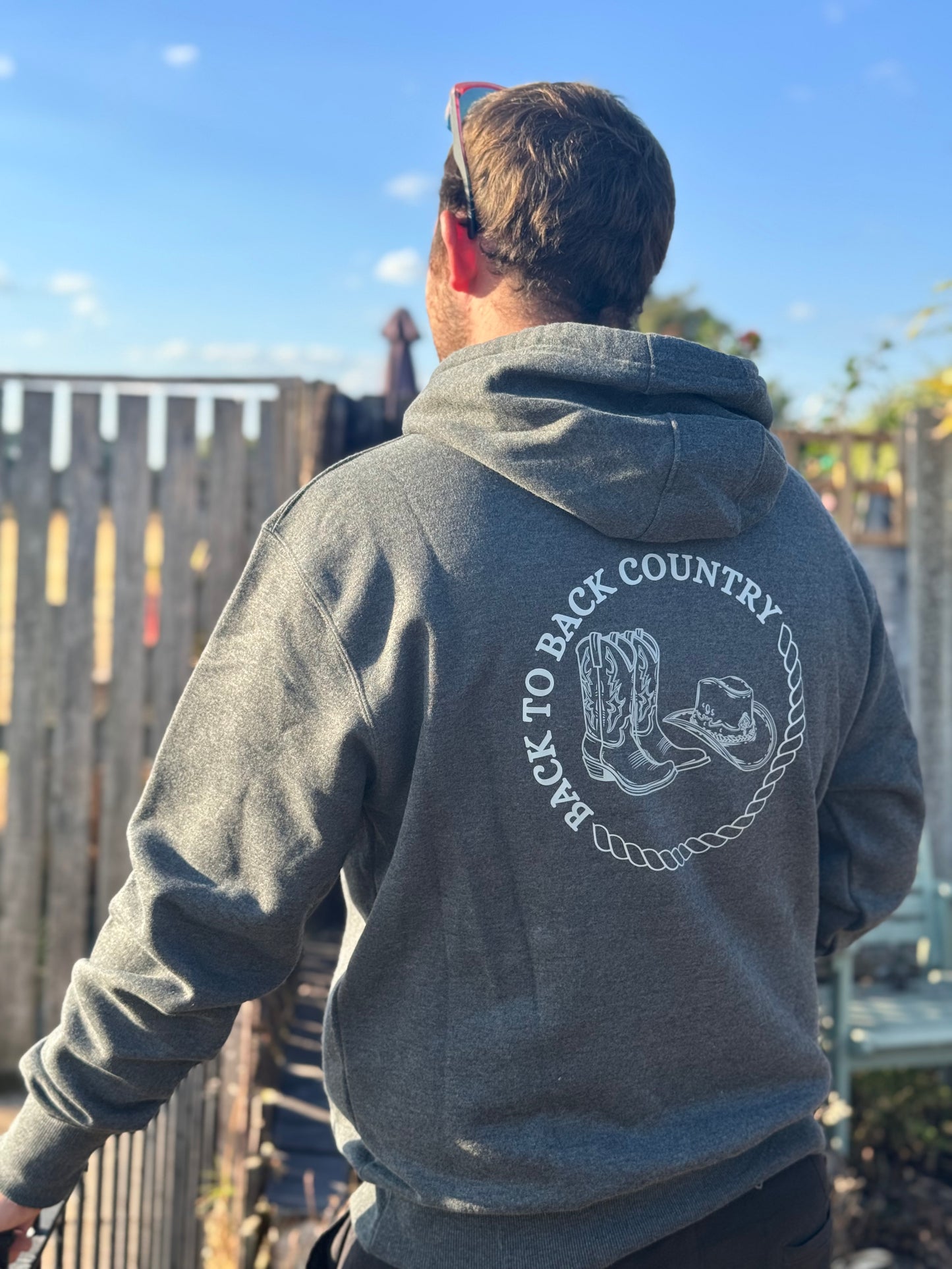 Charcoal Grey printed
