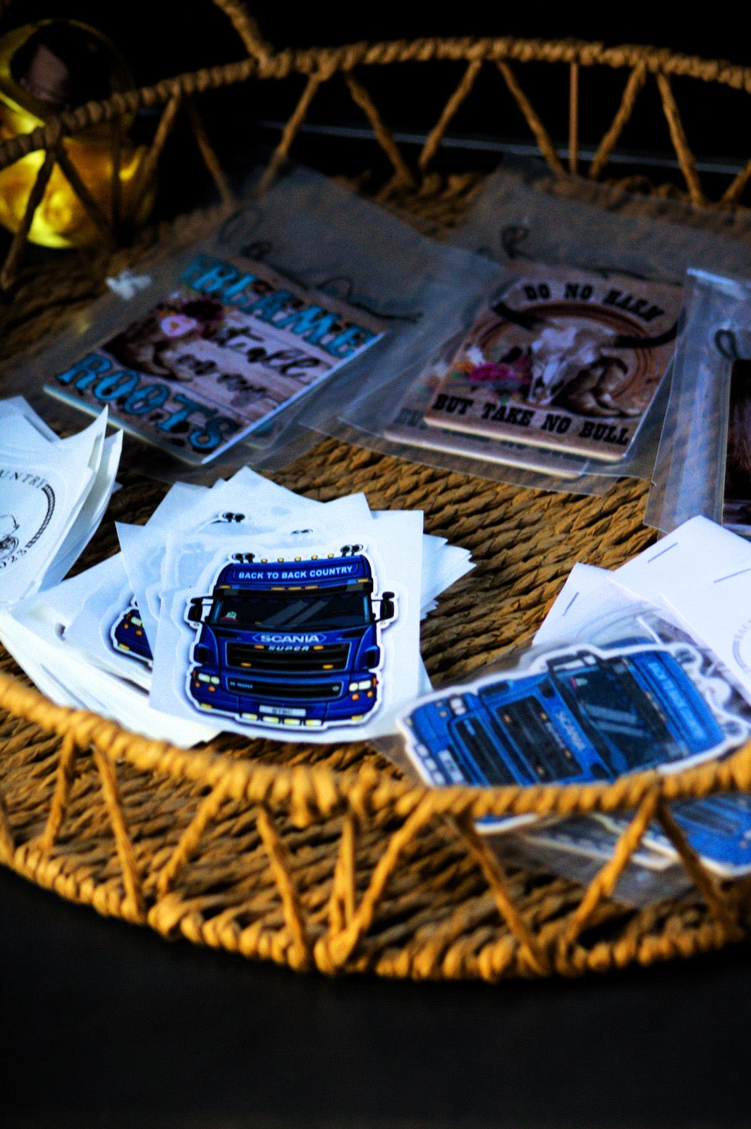 Big Blue Stickers